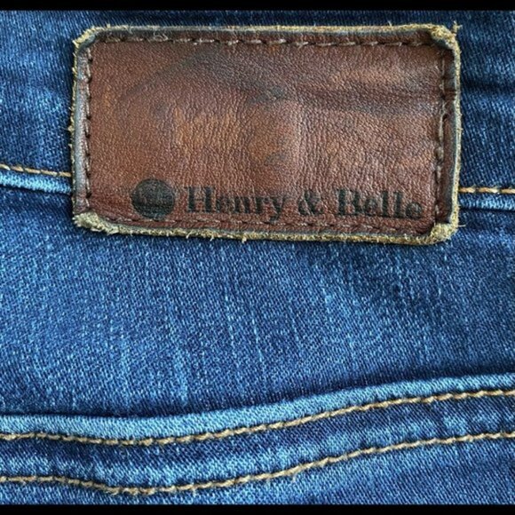 Henry & Belle Adriatic Cropped & Folded Skinny Jeans - Picture 5 of 10